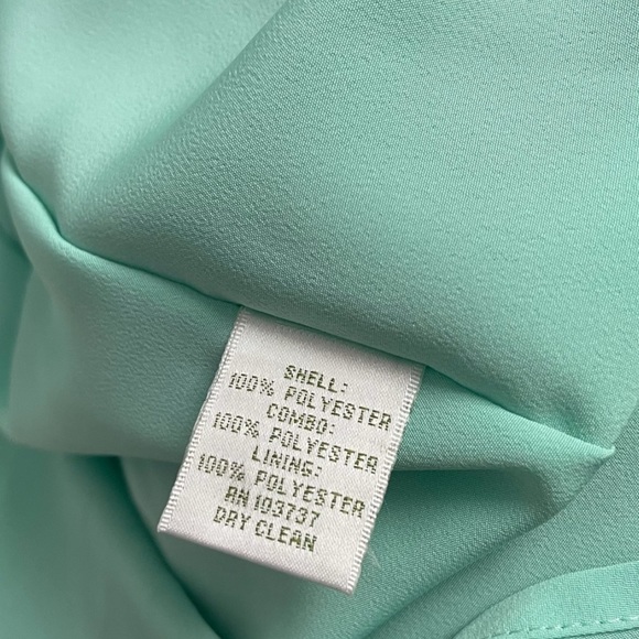 DONNA MORGAN NWOT Mint Sequined Bodice Mini Dress - Picture 5 of 6